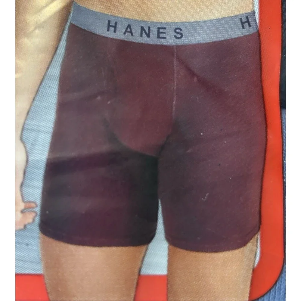 Hanes Ultimate Boxer Briefs Tagless Men's 5 pack Classic Soft Cool Comfort 2XL